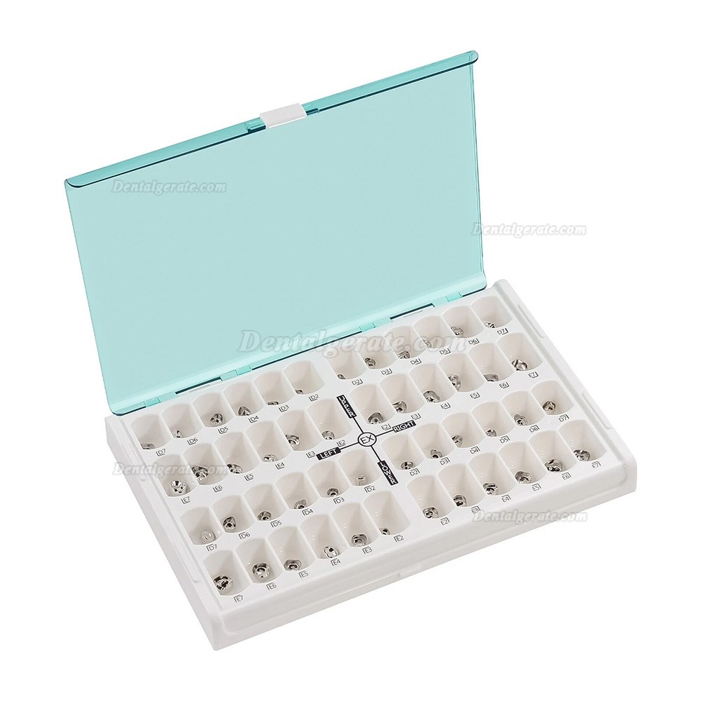 48 St&uuml;ck/Box Zahnkronen f&uuml;r Kinder / Vorgeformte Metallkronen / Provisorische Kronen aus Edelstahl